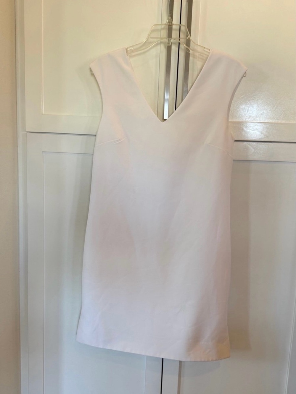 Polo by Ralph Lauren White V-Neck Mini Dress